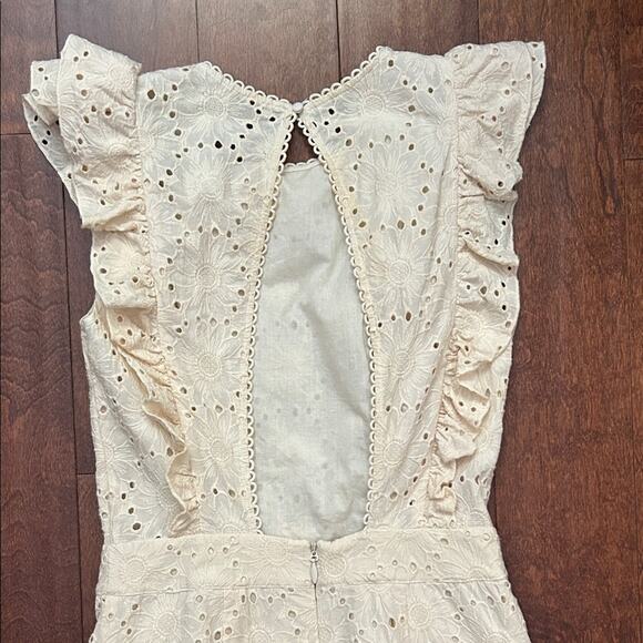 Happy x Nature Kate Hudson Daisy Eyelet Romper, Size 2 - Picture 11 of 16